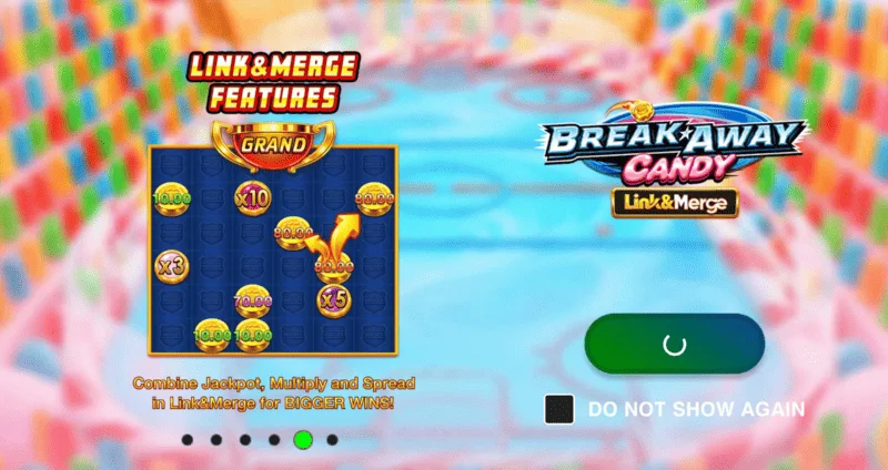Break Away Candy - main screen with a 6x6 grid and hockey players